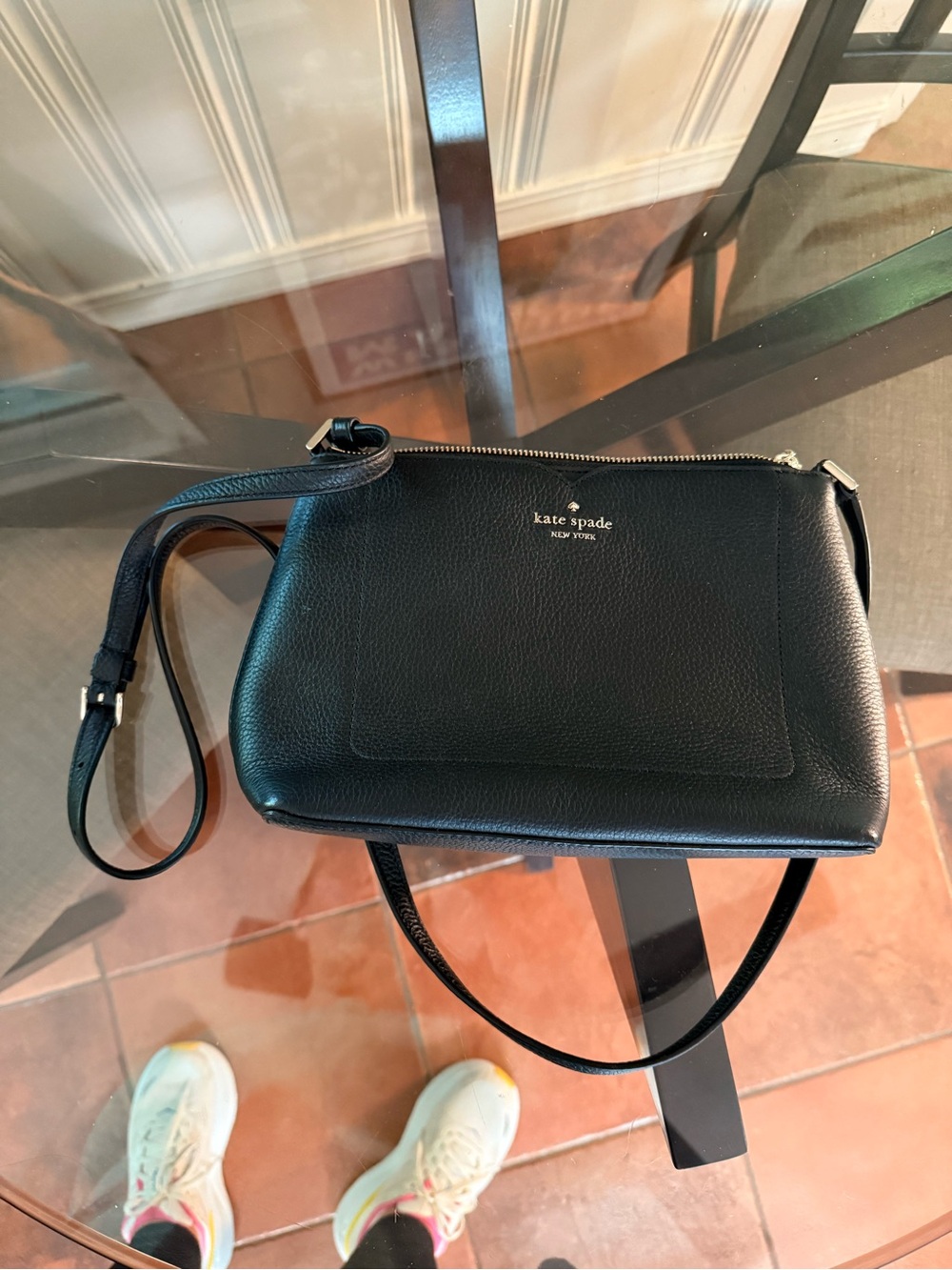 kate spade Harlow Black Leather Crossbody